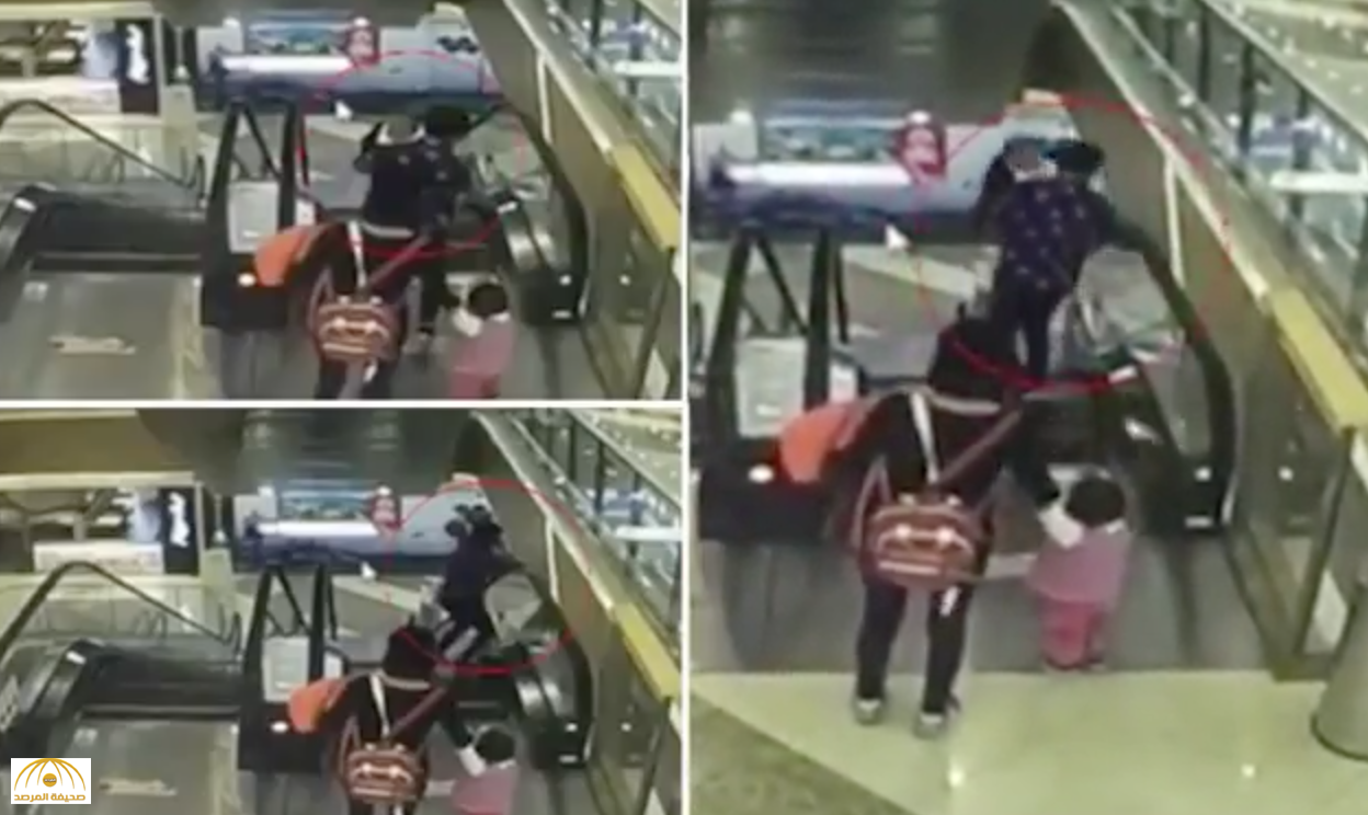 بالفيديو: رضيع يلقى حتفه جراء سقوطه من يد جدته من أعلى سلم متحرك في شانغهاي