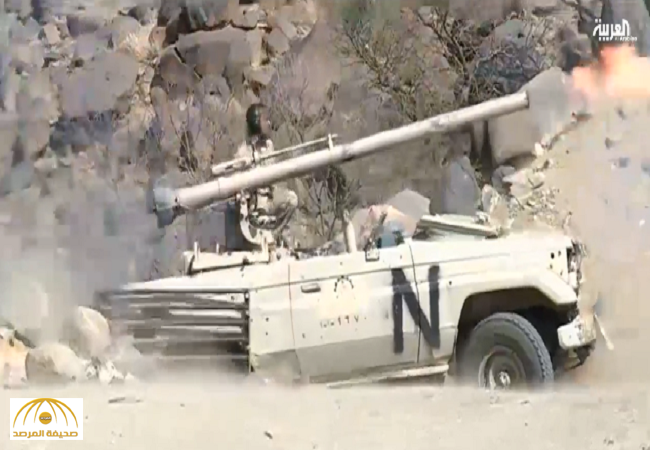 القوات السعودية تدمر منصات إطلاق صواريخ للحوثيين قبالة حدود جازان ونجران-فيديو