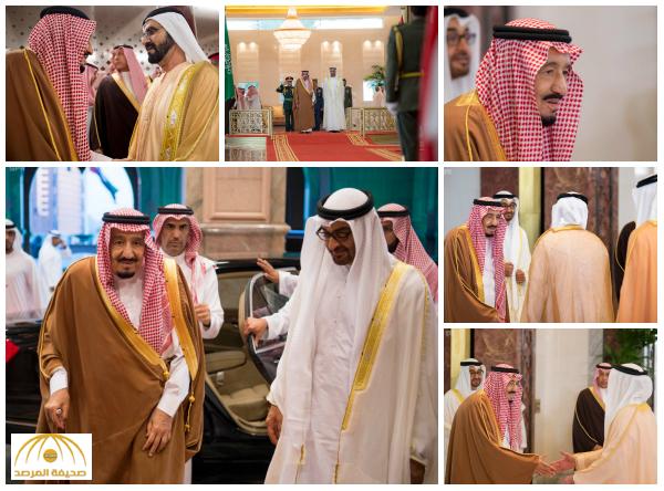 بالصور:خادم الحرمين يصل إلى أبو ظبي