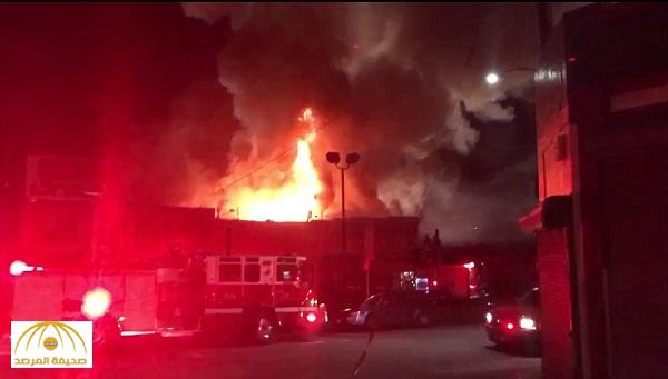 بالفيديو والصور : قتلى و مفقودين في حريق خلال حفلة موسيقية بكاليفورنيا