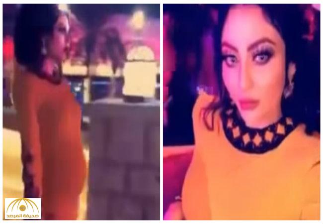 بالفيديو:شاهد..الفنانة مريم حسين تتعرض لموقف بسبب فستانها  الضيق!