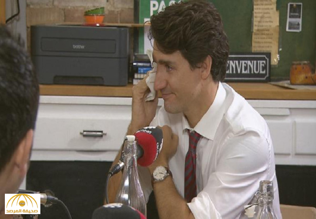 شاهد:لحظة ذرف دموع رئيس وزراء كندا وهو يستمع لشهادة لاجئ سوري فرّ من الموت