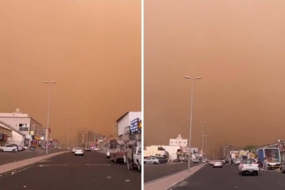 Dust Storm in Jeddah: Video Clip Shows Severe Visibility Reduction