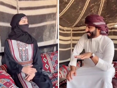 Snapchat Celebrity Abdul Rahman Al-Mutairi Explores the Enchanting Life of Horsewoman Noura Al-Jabr in the Desert