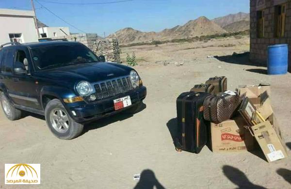 شاهد ماذا وجدت قوات الأمن قرب مأرب داخل سيارة نائب السفير العماني لدى اليمن !