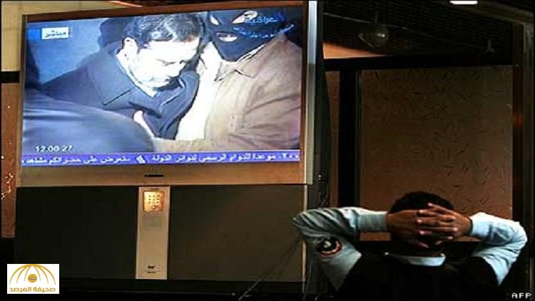 شاهد لأول مرة ماذا قال صدام حسين قبل وضع حبل المشنقة على رقبته!!- فيديو