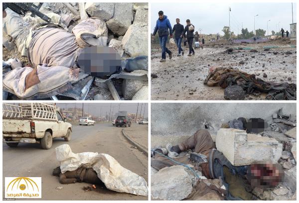 بالصور: جثث متعفنة لداعش ملقاة في شوارع الموصل .. و جندي عراقي :”فلتأكلهم الكلاب“