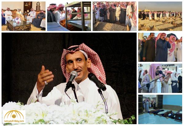 بالصور : الأمير متعب بن عبدالله يتقدم الجموع لتشيع جثمان "الرشيدي" بالرياض