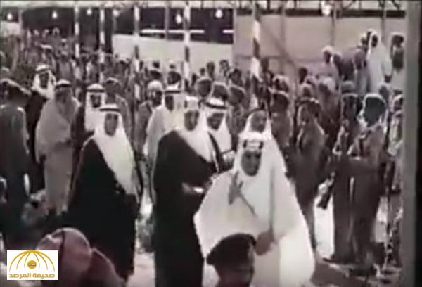 "كان عمره 23 عامًا وخاله الوصي على العرش" .. فيديو نادر لاستقبال ملك العراق في المملكة قبل 60 عامًا !