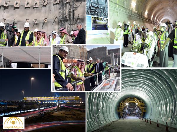 بالصور: الأمير "فيصل بن بندر" يتفقد مراحل تنفيذ مشروع قطار الرياض