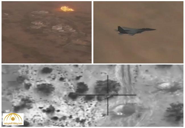 بالفيديو:التحالف العربي يدمر منصة إطلاق صواريخ شرق باب المندب