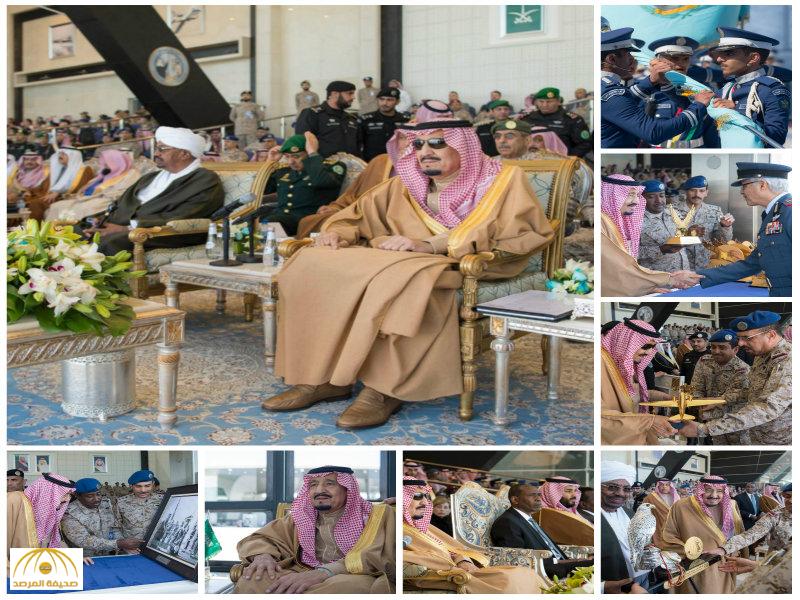 بالفيديو والصور:خادم الحرمين يرعى حفل كلية الملك فيصل الجوية وتخريج الدفعة 91