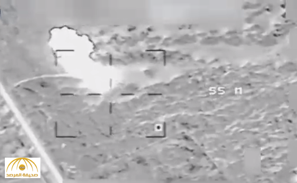 بالفيديو.. التحالف العربي يدمّر طائرة إيرانية دون طيار  في اليمن