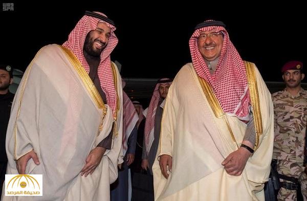 بالصور .. الأمراء وكبار المسؤولين في استقبال ولي العهد لدى وصوله الرياض