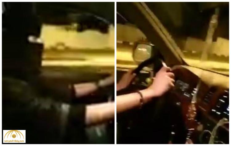 بالفيديو .. فتاة تقود سيارة على أنغام الموسيقى في النماص .. وهكذا تم التعامل معها !