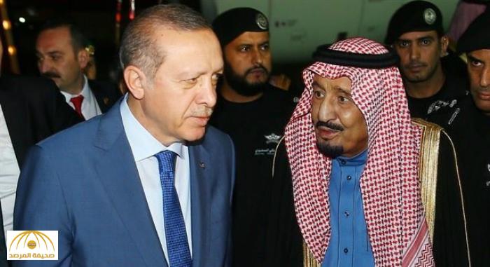 بالصور : أردوغان يصل للرياض و الملك سلمان في مقدمة مستقبليه