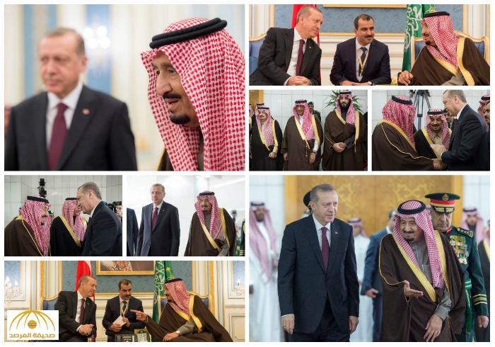 بالصور : خادم الحرمين الشريفين يستقبل رئيس جمهورية تركيا و يعقد معه جلسة مباحثات رسمية
