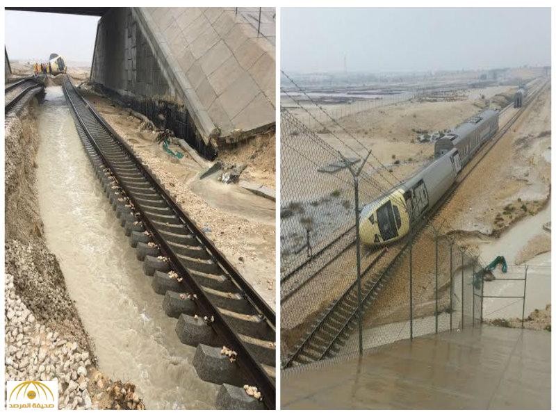 بالصور:الخطوط الحديدية تصدر "بيانا" وتوضح الأسباب وراء انقلاب قطار"الرياض-الدمام"