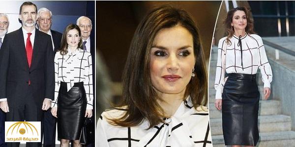 شاهد.. ملكة إسبانيا تقلد الملكة الأردنية رانيا في مظهرها