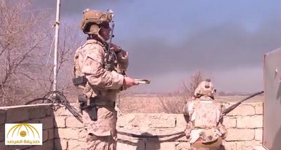شاهد.. جنود أمريكيون على الخطوط الأمامية وجها لوجه أمام داعش في الموصل