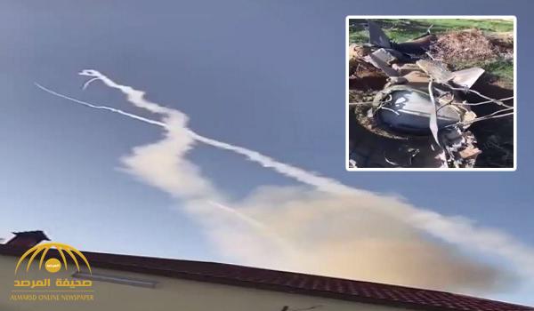 بالفيديو: لحظة اعتراض صواريخ باليستية في سماء خميس مشيط .. وهذا ما تبقى منها