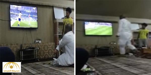 بالفيديو : ردة فعل مفاجئة لمشجع “نصراوي” بعد إطلاق صافرة نهائي كأس ولي العهد