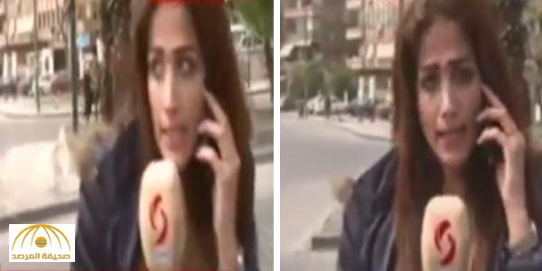 بالفيديو.. أصوات قذائف تفضح "كذب" مذيعة النظام بدمشق