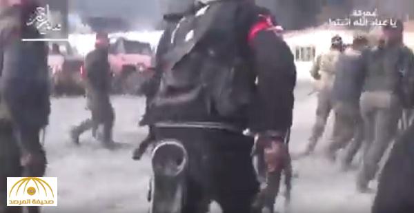 بالفيديو : شاهد اللحظات الأولى لدخول الثوار إلى كراجات "العباسيين" بدمشق
