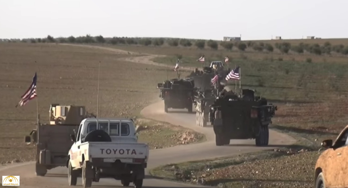بالفيديو: قوات أمريكية ضخمة تدخل الأراضي السورية استعداداً لمعركة الرقة