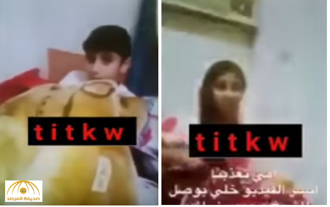 بالفيديو: "خليجية" تنهال بالضرب على طفليها بسبب والدهما.. وتبعث له برسالة!