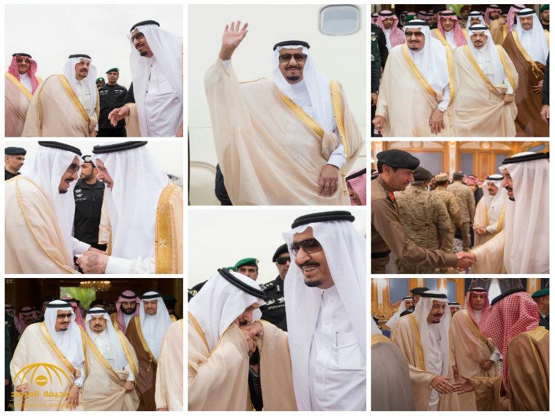 بالصور:خادم الحرمين الشريفين يغادر الرياض متوجهاً إلى جدة
