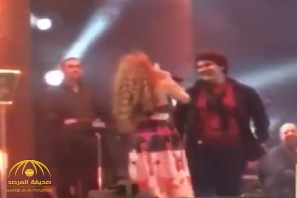 بالفيديو : ماذا حدث بين ميريام فارس وشاب عراقي خلال حفل غنائي ضخم في دبي؟!