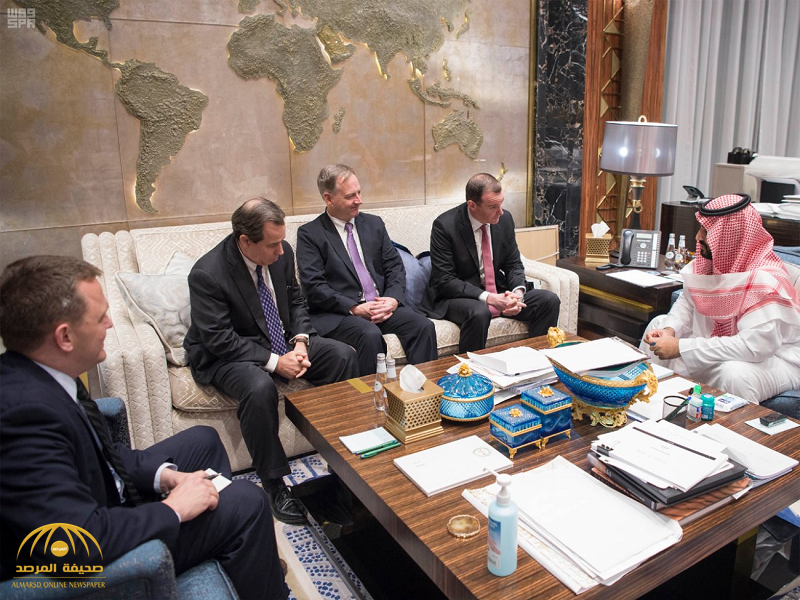 بالصور:ولي ولي العهد يجتمع مع مبعوث الرئيس الأمريكي للتحالف الدولي ضد داعش