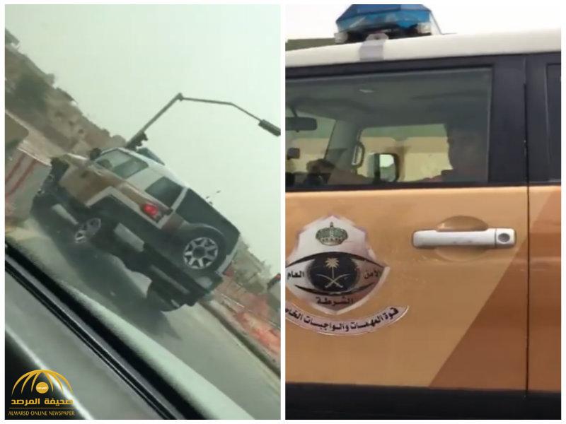 شرطة الرياض تكشف ملابسات المقطع المتداول لوافد يقود مركبة أمنية-فيديو