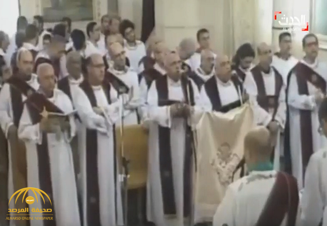 شاهد:لحظة وقوع الانفجار في كنيسة "مار جرجس" بطنطا