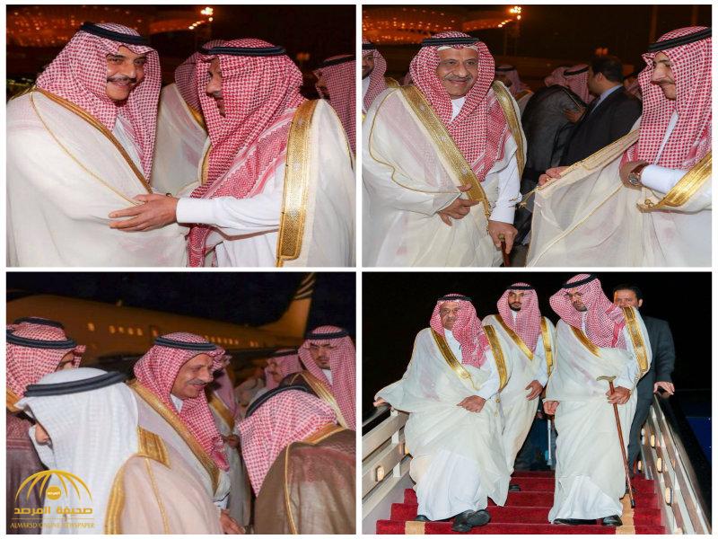 بالصور:"محمد بن فهد" وفنانون ورياضيون يستقبلون الأمير خالد بن سلطان بعد عودته من رحلة علاجية
