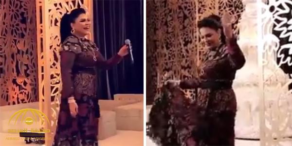 بالفيديو : رقص وغناء أحلام في حفل زواج "آل بقشان" بجدة