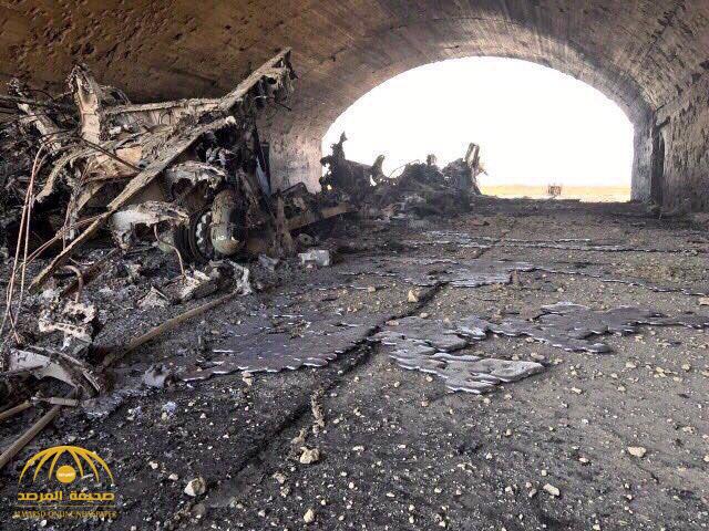 بالفيديو: المشاهد الأولى من مطار الشعيرات بعد الضربة الأمريكية
