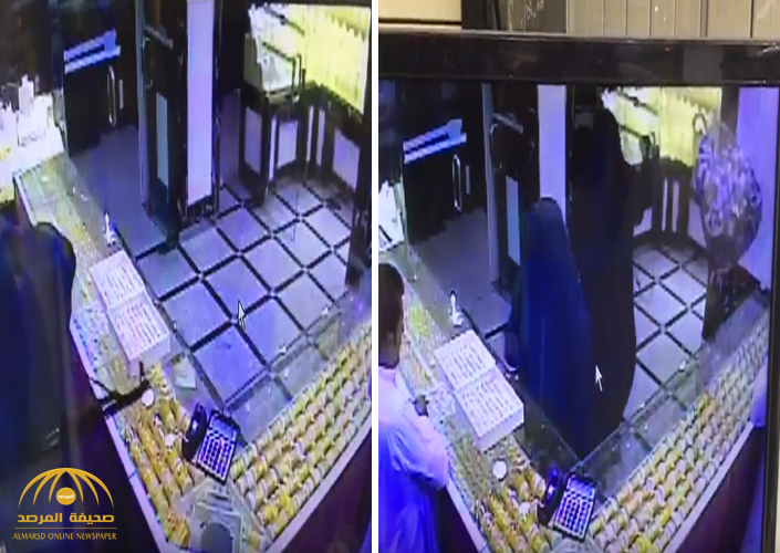 فيديو: شاهد عملية سطو بسلاح رشاش على محل "مجوهرات"ضباء .. الجاني تخفى بالعباءة ونفذ الجريمة