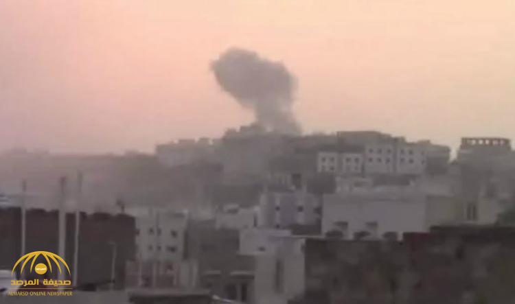 طائرات التحالف تشن 15 غارة لاستهداف مواقع الميليشيات شرقي تعز - فيديو