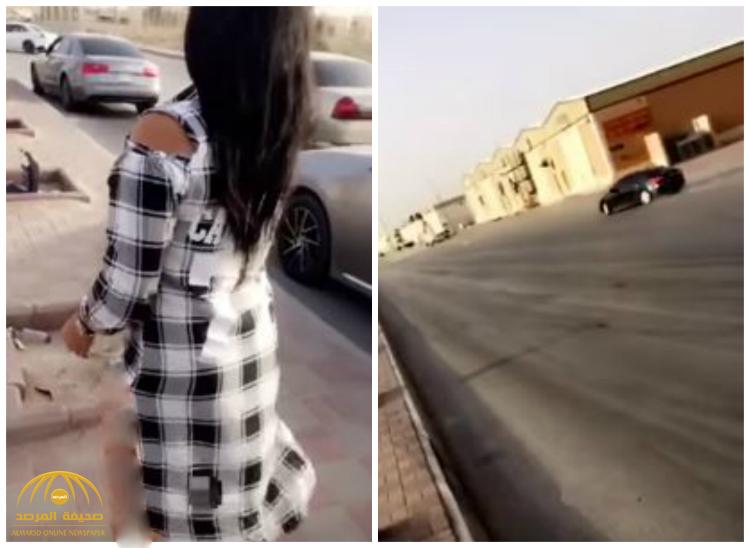 القبض على فتاة سعودية ظهرت بمقطع فيديو ترافق شباب في تجمع للتفحيط غرب الرياض-فيديو