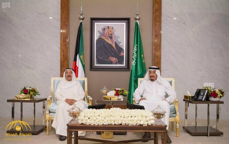بالصور : خادم الحرمين الشريفين يعقد جلسة مباحثات مع أمير دولة الكويت
