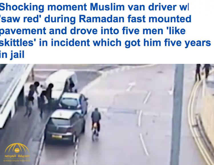 بالفيديو: شاهد .. سائق شاحنة مسلم يدهس خمسة أشخاص على الرصيف بمدينة ليستر الإنجليزية