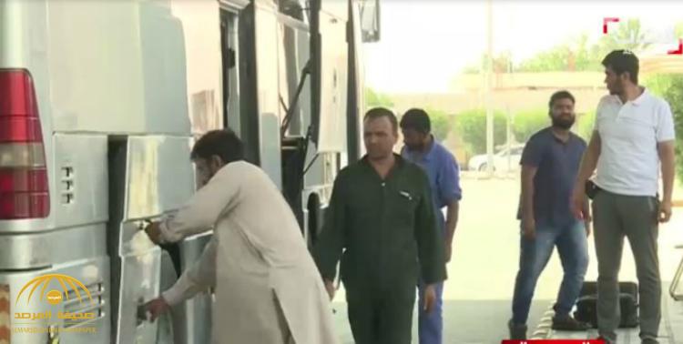 بالفيديو : إنهاء إجراءات 206 معتمر قطري لدخول مكة