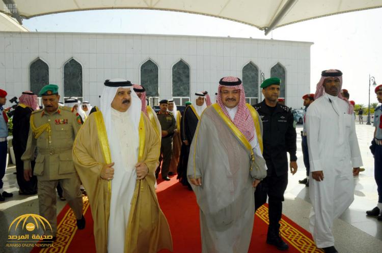 بالصور : ملك البحرين يغادر جدة