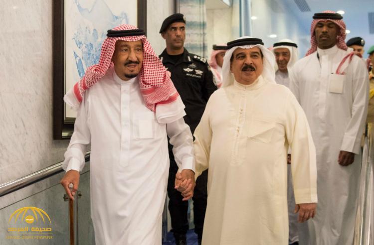 بالصور : خادم الحرمين الشريفين يستقبل ملك مملكة البحرين