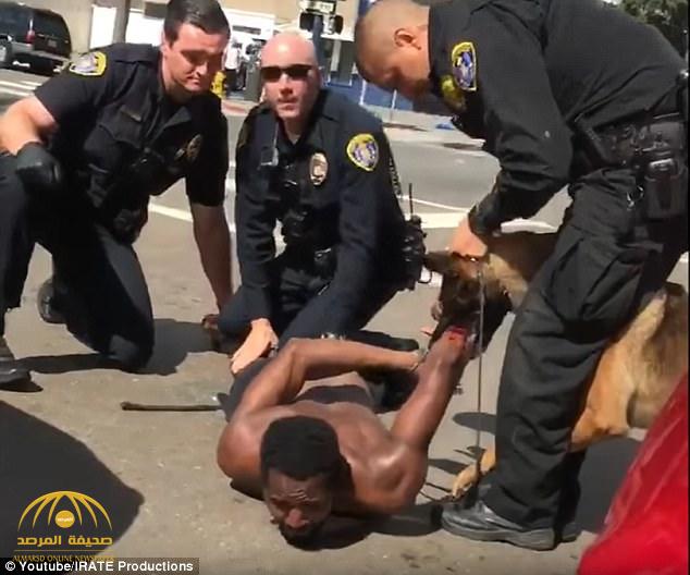 فيديو: شاهد كيف تعاملت شرطة "سان دييغو"  الأمريكية مع متهم  أسود حاول الفرار!