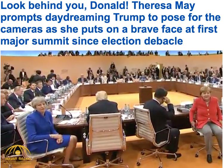 فيديو : لقطة طريفة تجمع رئيسة وزراء بريطانيا مع دونالد ترامب في قمة العشرين