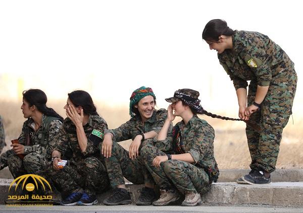 بضفائر طويلة ووجنات ناعمة..مجندات سوريا يحضّرن للانضمام لمعركة الرقة ضد داعش - صور