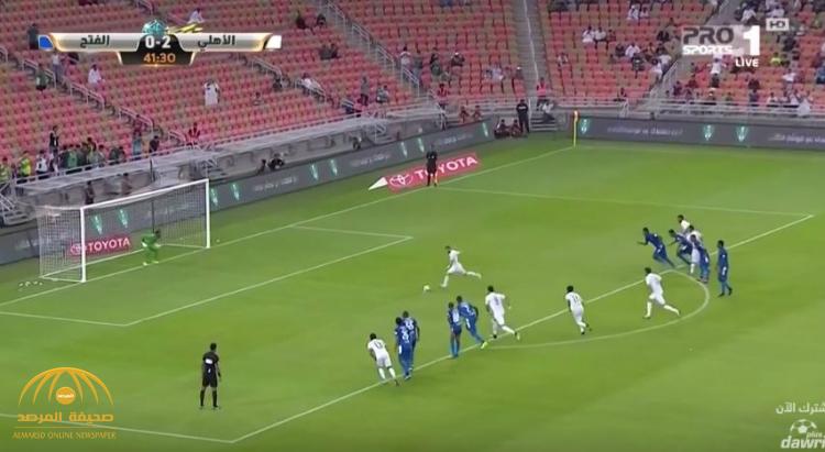 بالفيديو : الأهلي يسحق فريق الفتح بأربعة أهداف نظيفة